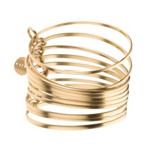 Szeroka bransoletka bangle z kół z kolekcji Vintage