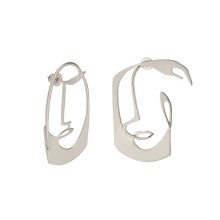 Asymmetrical earrings from the Body collection 
