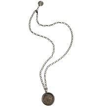 Long necklace from the Ducats collection with a pendant