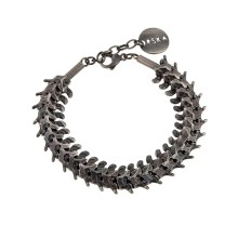Bracelet from the Fossil collection made of brass snake vertebrae