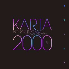 Karta podarunkowa 2000