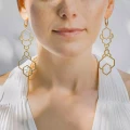 Hand-made, geometric earrings ORSKA