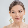 ORSKA biżuteria ręcznie wykonane kolczyki w stylu boho z kolekcji Gelato do ORSKA biżuteria