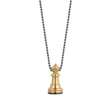 Necklace with chess queen from the Vintage collection