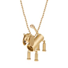 Necklace Robotic Beagle Dog from the Machines collection