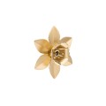 Gold pin with onyx for buttonhole - ORSKA jewelry