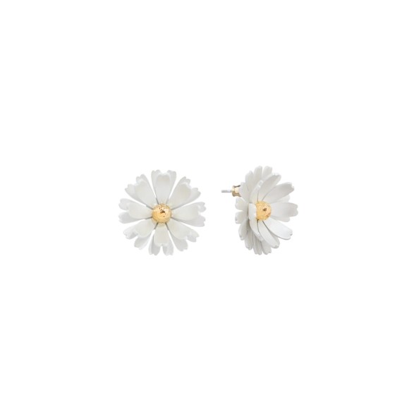 Floral stud earrings - Chamomile PLB42-18 ORSKA