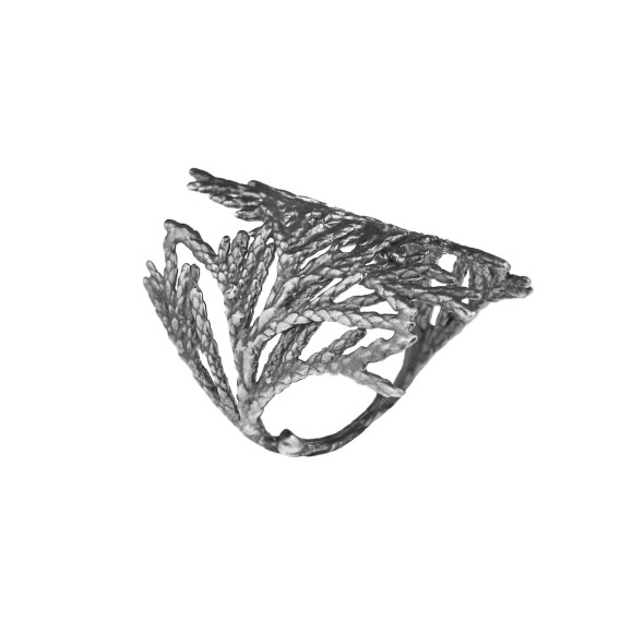 Silver ring from Thuja TP42-2 ORSKA collection