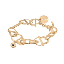 Gold-plated chain bracelet from the Holos collection