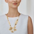 Artistic red crystal necklace from the Holos collection HON78-3 ORSKA