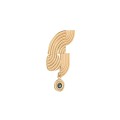 Gold pin with blue crystal from Holos collection HOB16-1 ORSKA