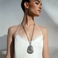 Long necklace with large openwork pendant from the Morocco collection MRN68-1 ORSKA