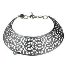 Openwork necklace with zirconia from the Morocco collection