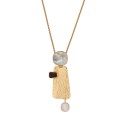 Necklace with original pendant and ceramics from the Monumental collection MTN86-1 ORSKA