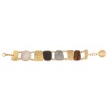 Impressive bracelet with ceramics from the Monumental collection MTA89-1 ORSKA