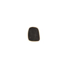 Black pin with ceramics from the Monumental collection