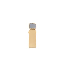 Oryginalny pin z szarą ceramiką z kolekcji Monumental