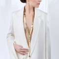 Original long tie necklace from the Monumental collection MTN186-1 ORSKA