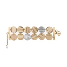 Double row wide bracelet from the Rundo collection