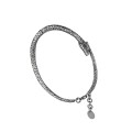 Silver snake bracelet