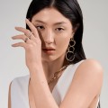 Double gold-plated snake ring from the Kembali collection KEP36-1 ORSKA-b