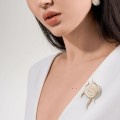 Original pin with carved rose from the Kembali collection KEB34-1 ORSKA-b