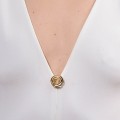 Gold-plated rose pin from the Kembali collection by ORSKA