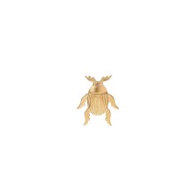 Mały, złoty pin żuk z kolekcji Plantis
