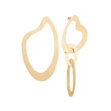 Satin earrings from the Tache collection