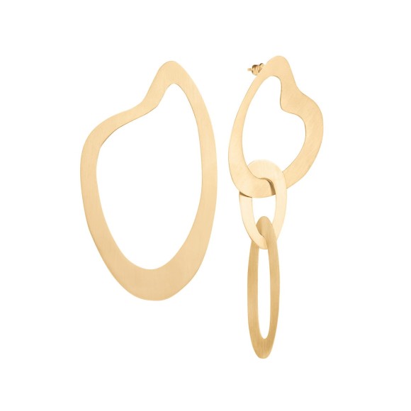 Hanging earrings from the Tache collection