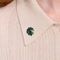 Zielony pin monstera dziurawa z kolekcji Plantis orska.liveB12-4