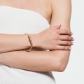 Delikatna, pozłacana bransoletka bangle z kolekcji New Stone NSA38-1 ORSKA