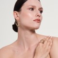 Pozłacany ażurowy pierścionek z kolekcji New Stone NSP36-10 ORSKA