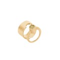 Double gold-plated amber ring from the Sello collection SLP48-1 ORSKA