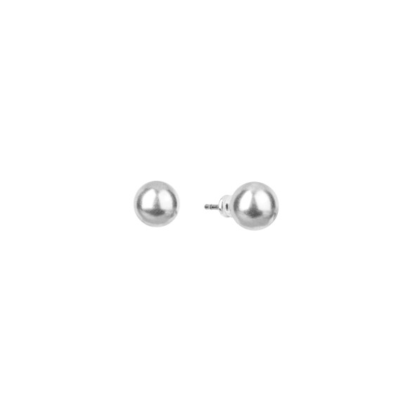 Small silver ball earrings from the Orini collection