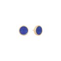 Fine gold-plated lapis lazuli earrings from the Orini collection