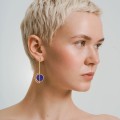 Hanging lapis lazuli earrings from the Orini ORK44-1 ORSKA collection