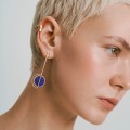 Lapis lazuli earrings from the Orini collection ORK44-1 ORSKA