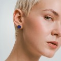 Fine gold-plated lapis lazuli earrings from the Orini ORK16-2 ORSKA collection