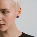 Fine silver earrings with lapis lazuli from the Orini ORK36 collection