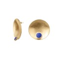 Gold-plated lapis lazuli earrings from the Orini ORK46-3 ORSKA collection