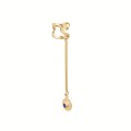 Gold-plated ear cuff with lapis lazuli pendant from the Orini ORK21-1 ORSKA collection