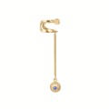 Gold ear cuff with lapis lazuli pendant from the Orini ORK21-1 ORSKA collection