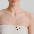 Gold-plated lapis lazuli pin from the Orini ORB19-1 ORSKA collection