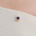Gold-plated pin with lapis lazuli "New Moon" from the Orini ORB19-1 ORSKA collection