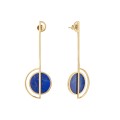 Gold-plated lapis lazuli earrings from the Orini ORK44-1 ORSKA collection