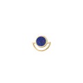 Gold-plated lapis lazuli pin "Quarter Moon" from the Orini collection