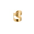 Gold-plated wide ear cuff from the Orini collection