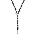 Wooden necklace with silver in the form of a snake from the Kembali collection