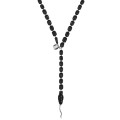 Original silver necklace in the form of a snake from the Kembali collection